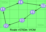 Route >5760m  WOM